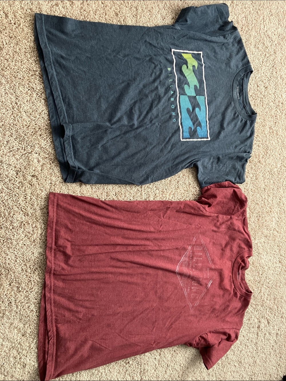 Two Billabong Men’s Graphic Tees